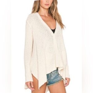 Free People Women’s Shark Hem Knitted Cadigan ASO Taylor Swift Size Medium